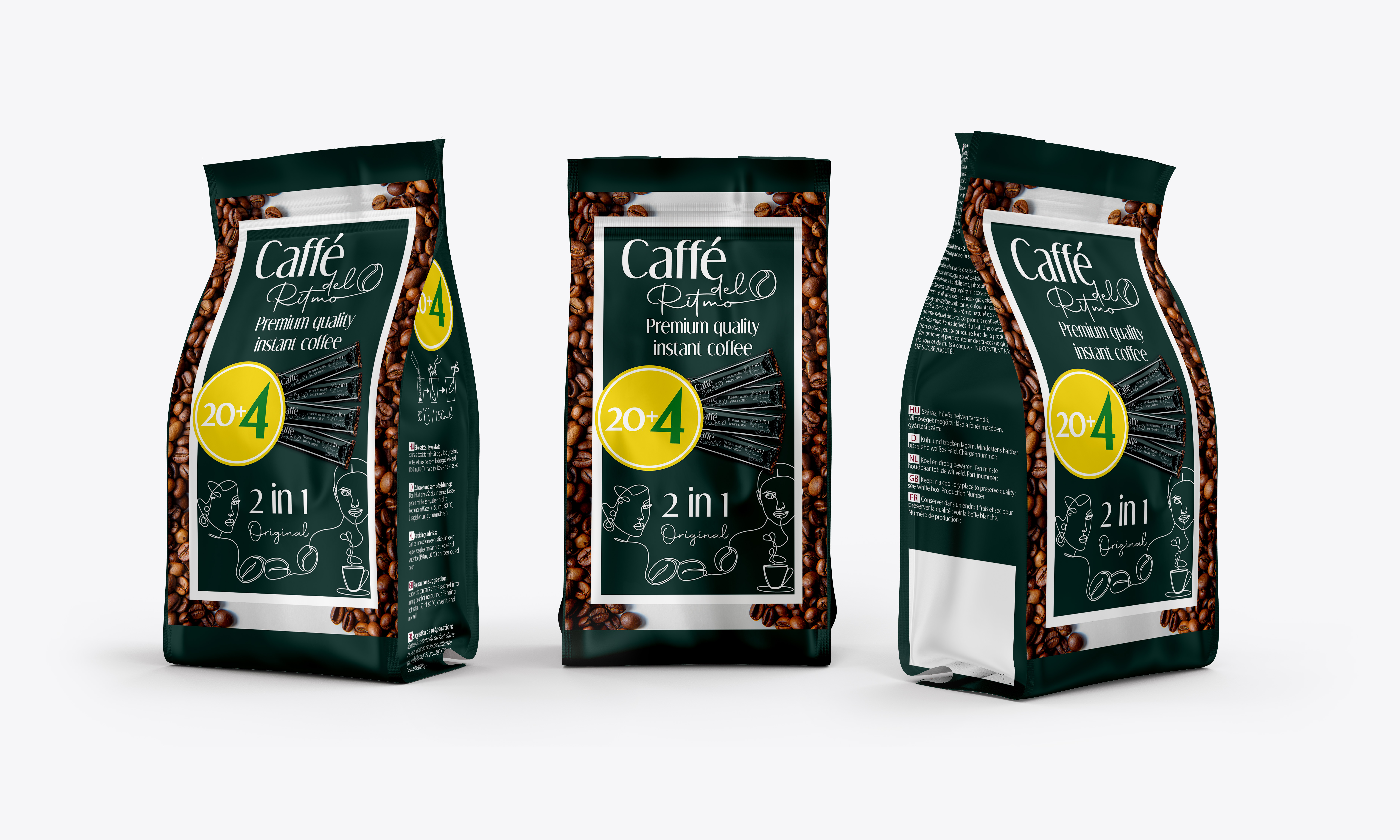 2 az 1-ben Original - az eredeti kávé hagyomány instant formában 