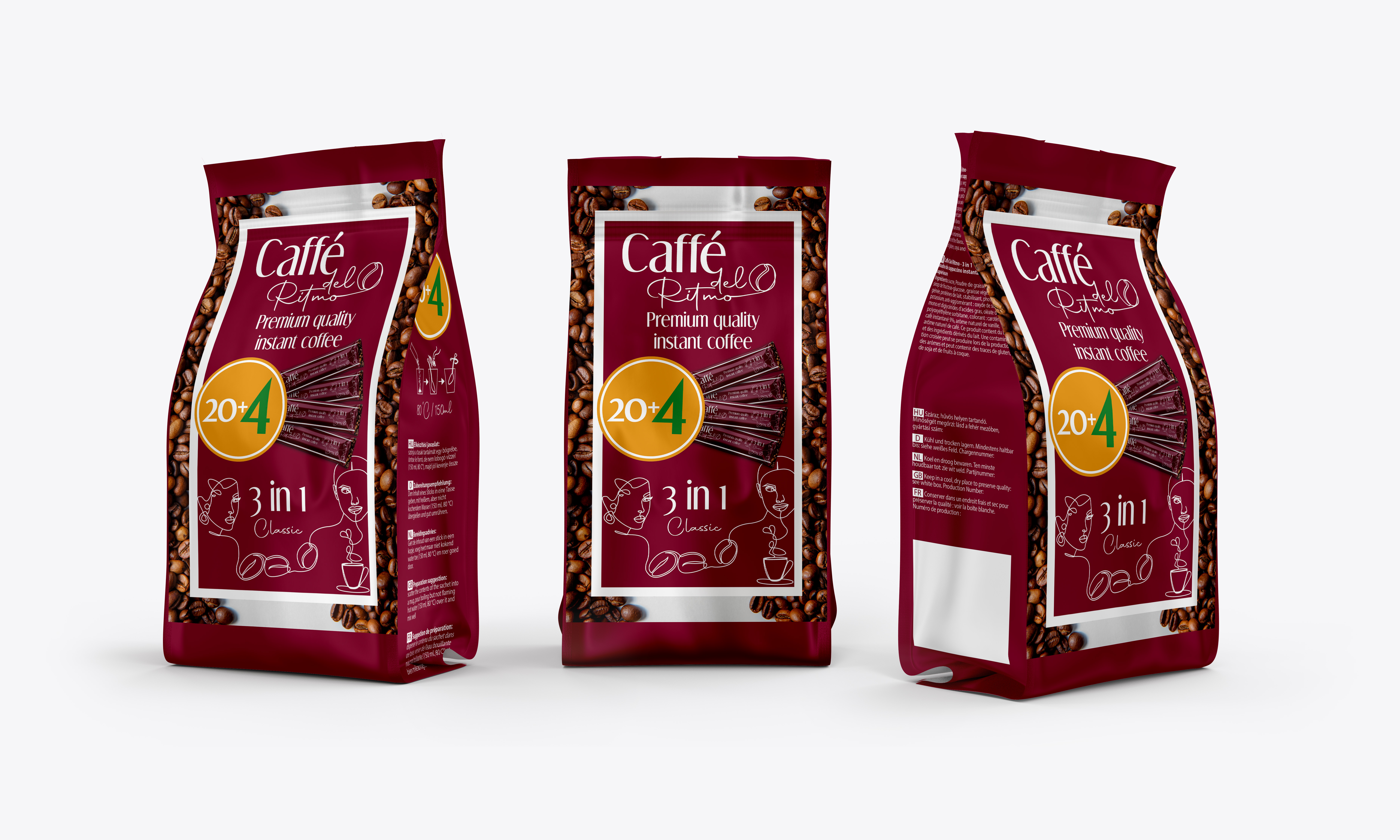 3 az 1-ben Classic Cappuccino - a klasszikus, édes kávéélmény 